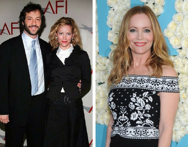 Leslie Mann met husband Judd Apatow on the set of The Cable Guy in 1996