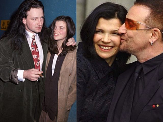 Alison Hewson and Bono