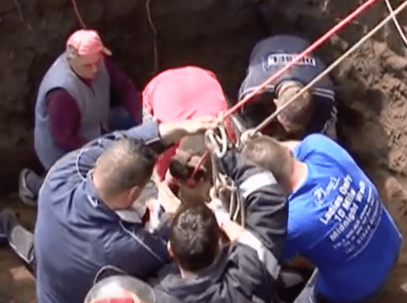 Boy Trapped Inside A Deep Well Gets Rescued By A Teenager In
