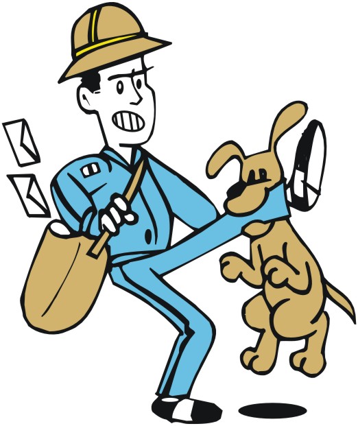 Image result for mailman dog cartoon