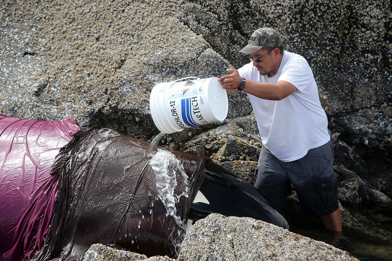 The rescue team had no other choice but to think of something and get it done quickly. 