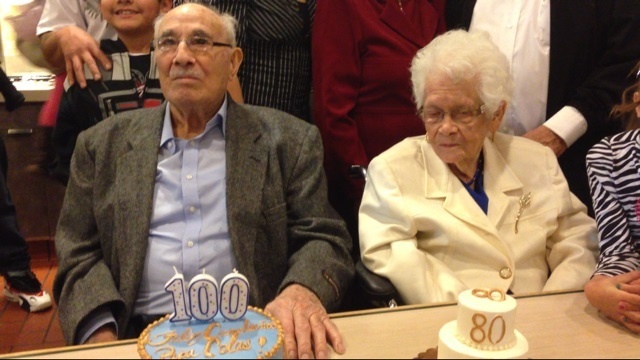 Image result for couple celebrating 100th anniversary