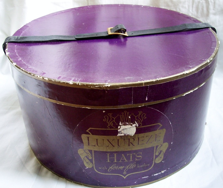 Image result for purple hatbox in garage