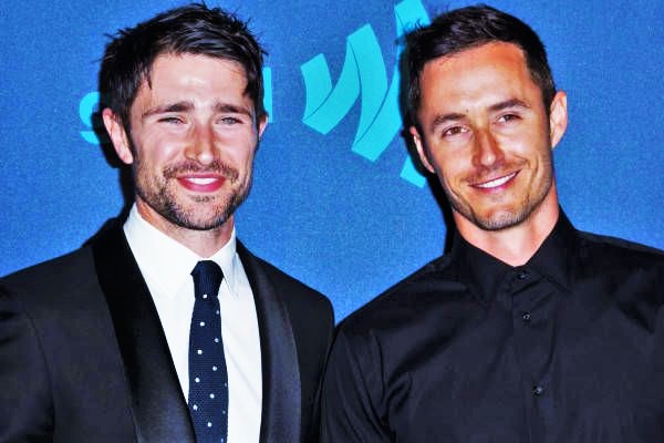 Matt Dallas and Blue Hamilton