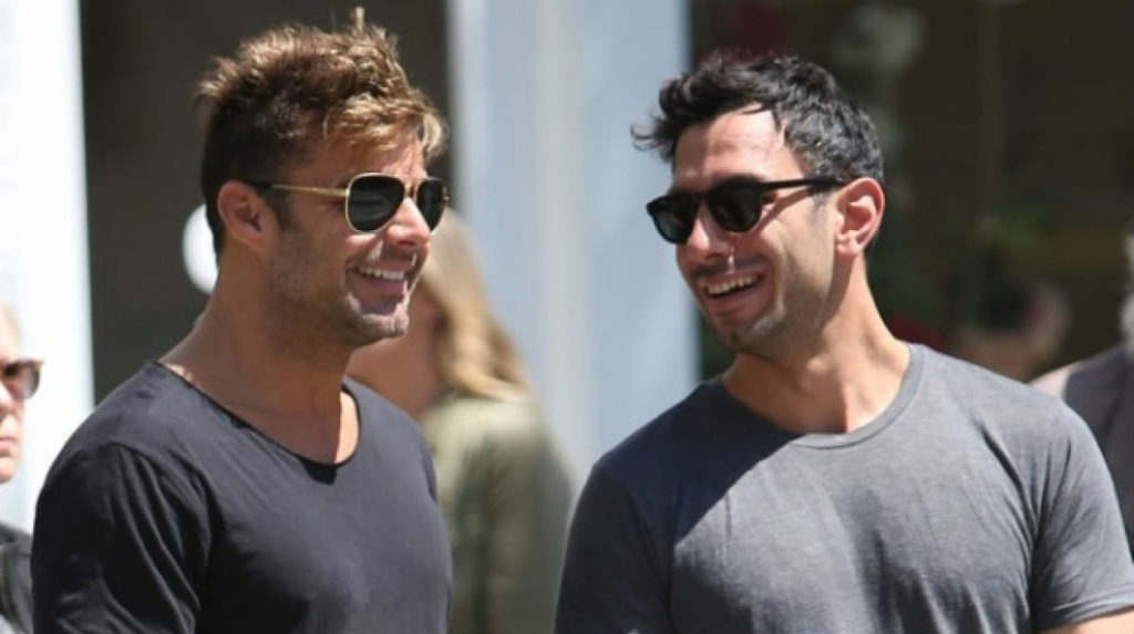 Ricky Martin and Jwan Yosef