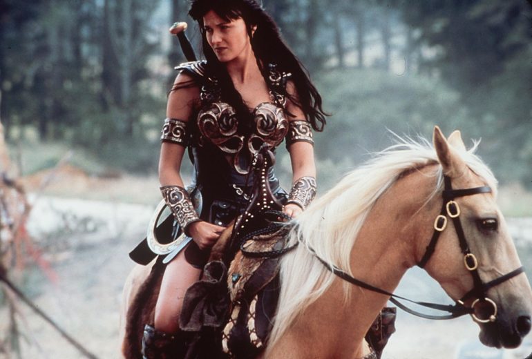 1999 Lucy Lawless Stars In "Xena: Warrior Princess." (Photo By Getty Images)