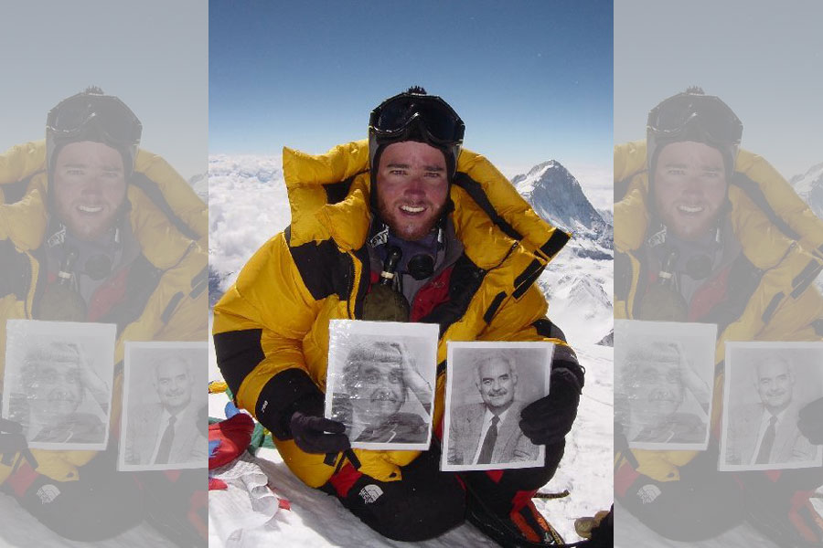 There’s a Photo of Keeshan Atop Mt. Everest