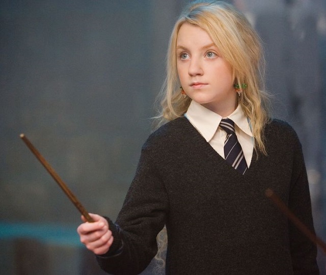 Luna Lovegood is a wacky character who finds friendship in Harry and the gang