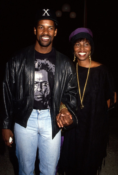 Denzel and Pauletta Washington Then