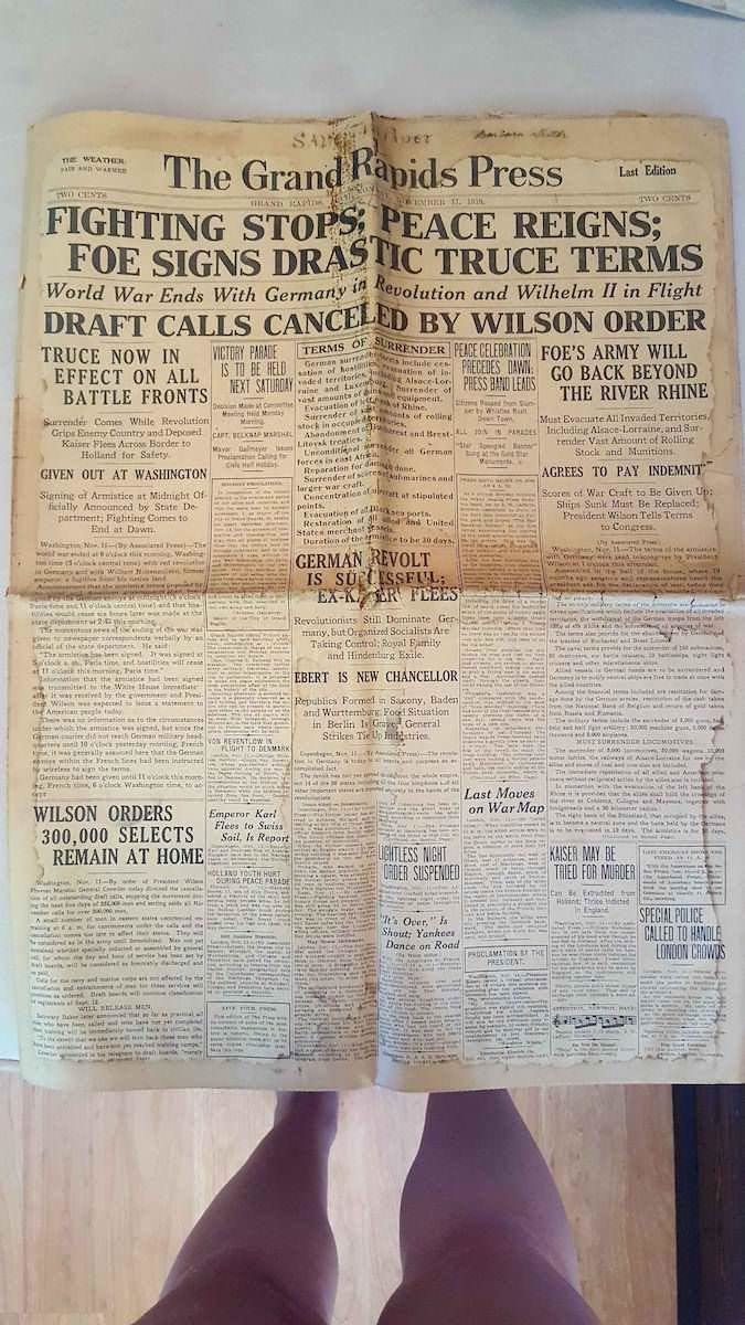 World War I Newspaper