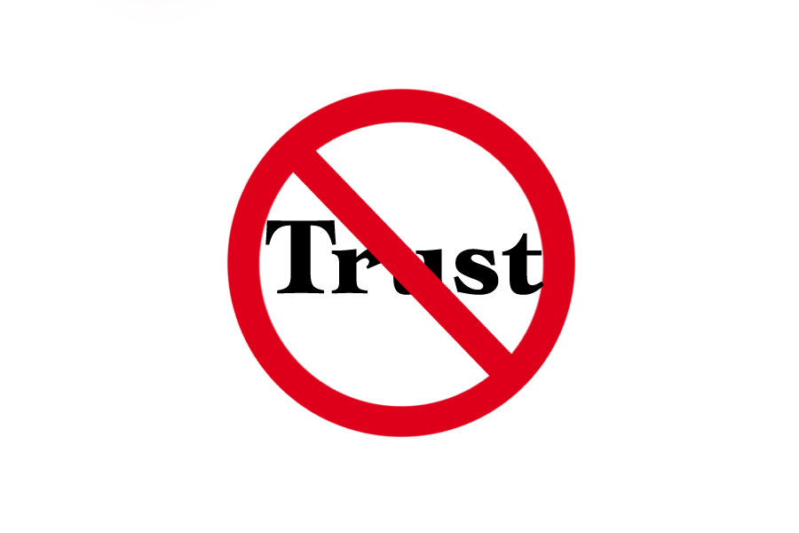 Image result for no trust