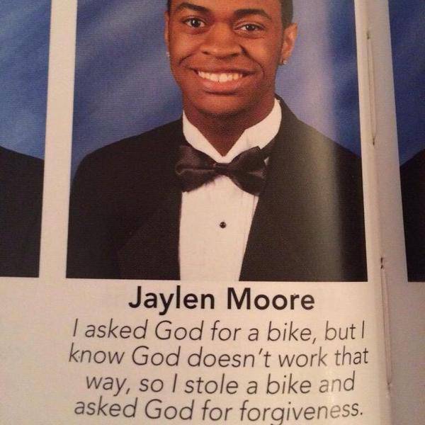 The beating the system yearbook quote 2