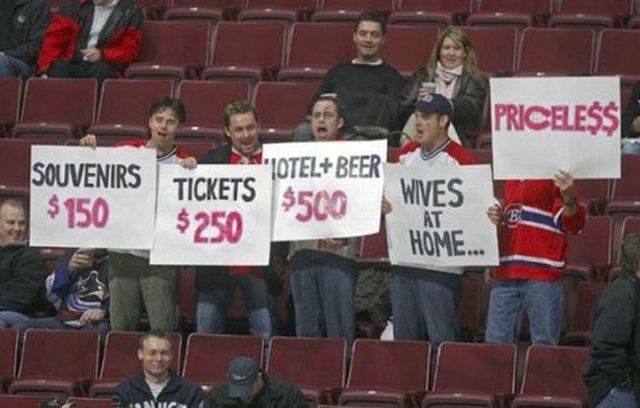 funny sports signs