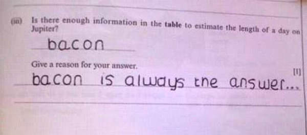 Bacon Is Always The Answer