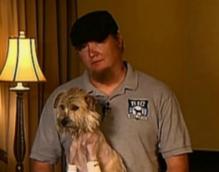 Mason the Tornado Dog and Chuck Eager