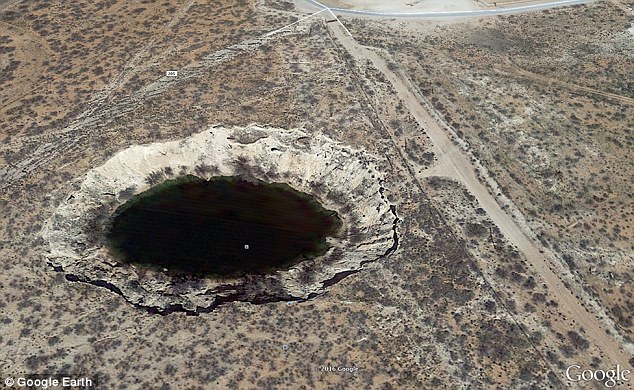 Image result for mysterious sinkhole ground