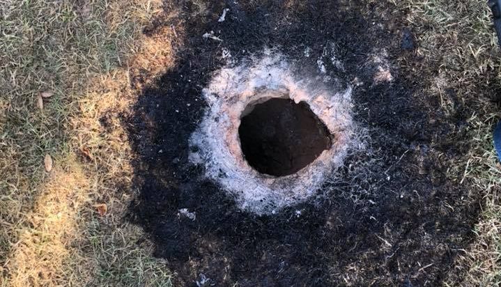 Image result for mysterious hole ground