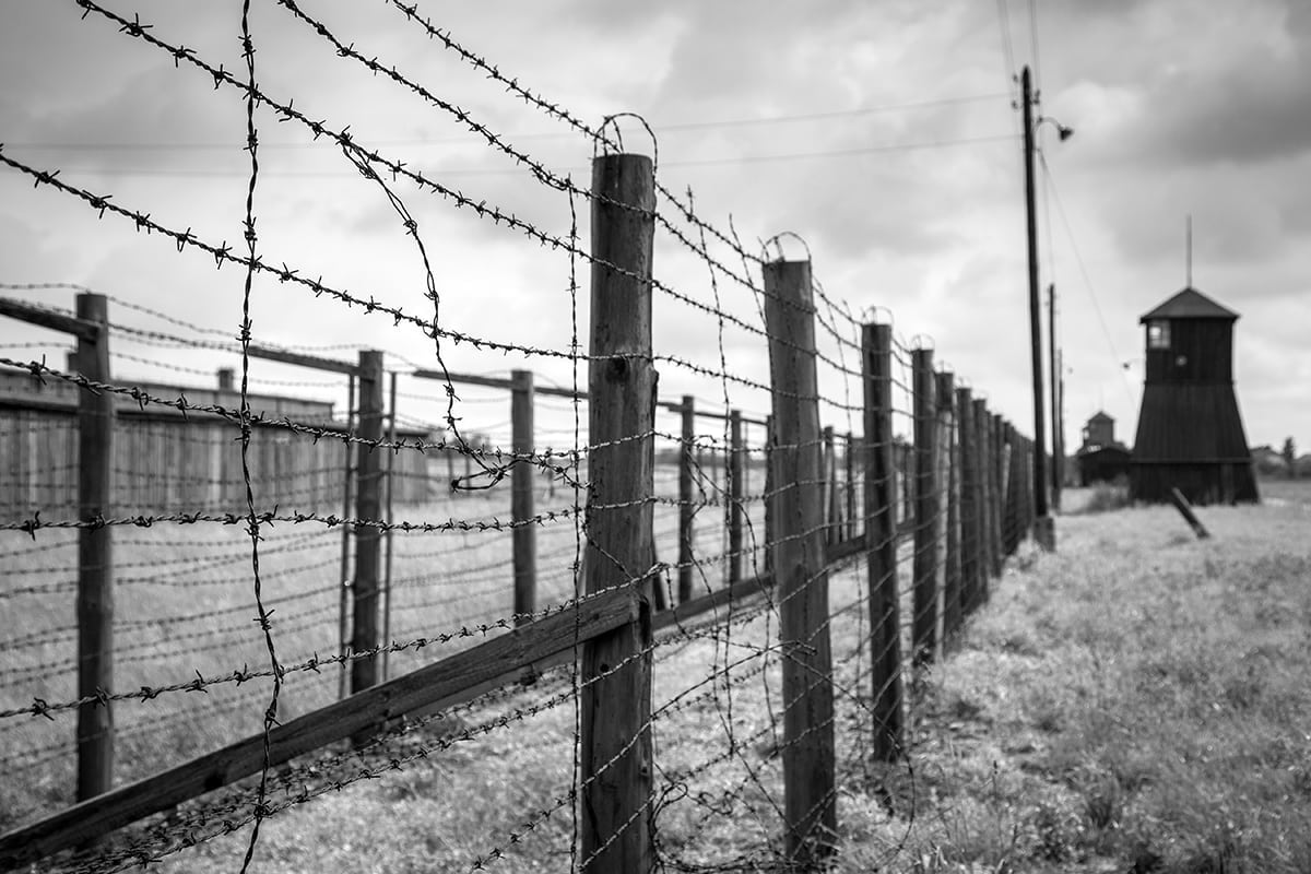 barbed wire concentration camp holocaust