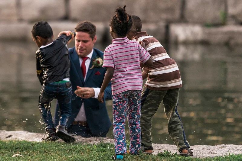 They Were Taking Wedding Pictures, Then This Happened