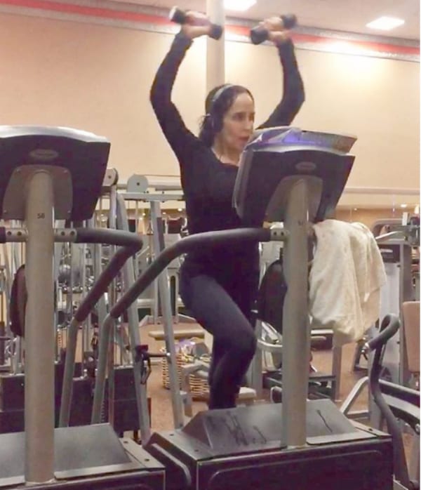 Natalie Suleman at Gym