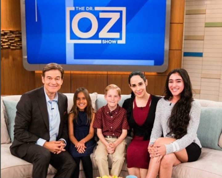 Natalie Suleman and Her Kids on The Dr. Oz Show